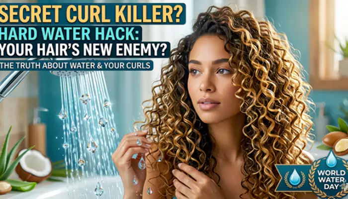 Is Your Shower Ruining Your Curls? The Truth About 'Hard Water' on World Water Day