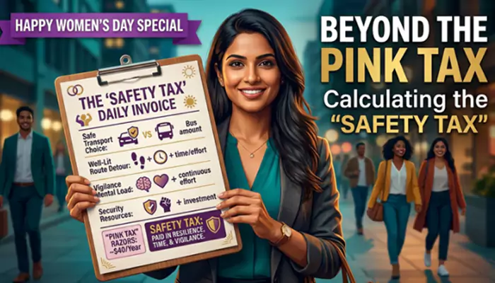Women's Day Special: Beyond the Pink Tax - Calculating the 'Safety Tax' Women Pay Every Day