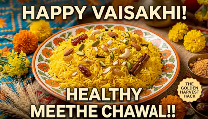 The Golden Harvest Hack: Reclaiming Traditional 'Meethe Chawal' for a Guilt-Free, Happy Vaisakhi