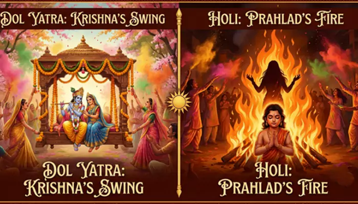 Krishna’s Swing vs. Prahlad’s Fire: Why 'Dol' is Spiritually Different from 'Holi’
