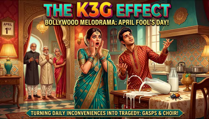 The K3G Effect: Turning Daily Inconveniences into Bollywood Melodrama for April Fool's Day