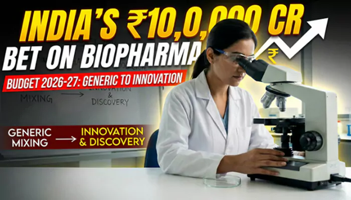 Union Budget 2026-27 : Biopharma SHAKTI - Can a ₹10,000 Crore Injection Turn India into a Drug Discovery Hub?
