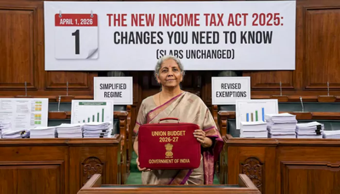 Union Budget 2026-27 : The New Income Tax Act 2025 - April 1 Changes You Need to Know (Even If Slabs Didn't Move)