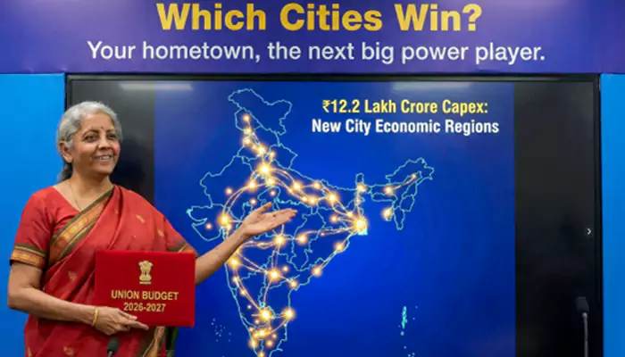 Union Budget 2026-27 : ₹12.2 Lakh Crore Capex - Which Cities Win in the New "City Economic Regions" Plan?