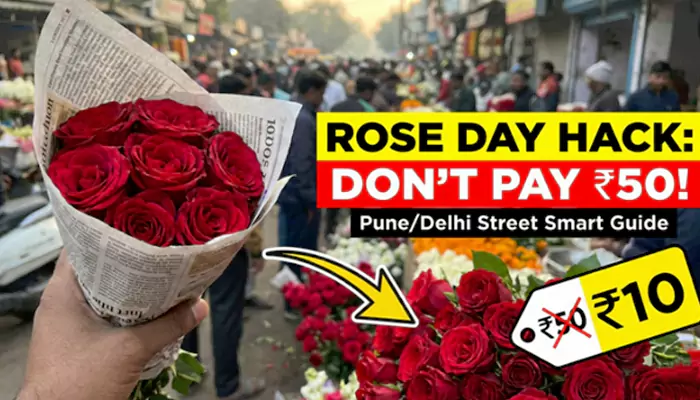 Valentine's Week: Rose Day - Don't Pay ₹50 for a Stem: The Pune/Delhi Street Smart Guide to Buying Roses on Feb 7