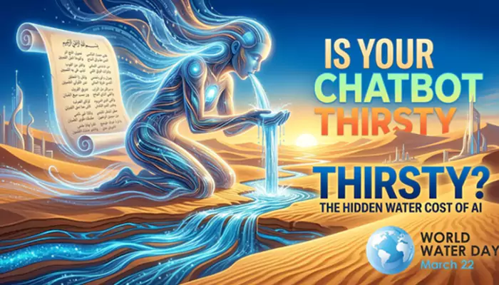 Is Your Chatbot Thirsty? The Hidden Water Cost of AI on World Water Day