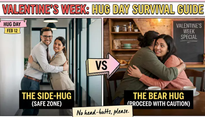 Valentine's Week: The Side-Hug vs. The Bear Hug: A Survival Guide to Not Making It Weird