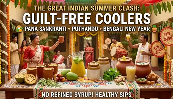 The Great Indian Summer Clash: Guilt-Free Coolers for Pana Sankranti, Puthandu, and the Bengali New Year