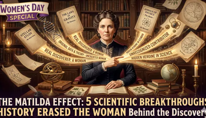 Women's Day Special: The Matilda Effect: 5 Scientific Breakthroughs Where History Erased the Woman Behind the Discovery