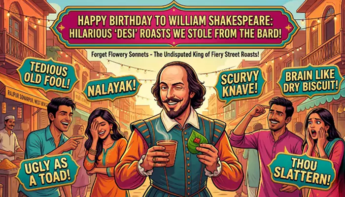 William Shakespeare’s Birthday: The Hilarious, Dramatic 'Desi' Insults We Unknowingly Stole From the Bard