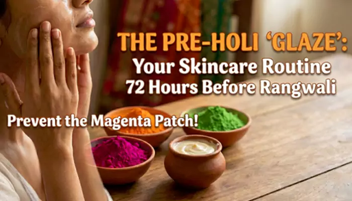 The Pre-Holi 'Glaze': Why Your Skincare Routine Needs to Change 72 Hours Before Rangwali