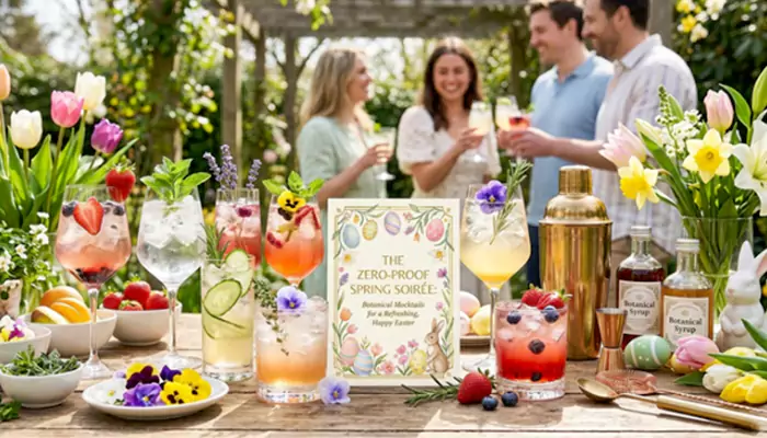 The Zero-Proof Spring Soirée: Shaking Up Botanical Mocktails for a Refreshing, Happy Easter