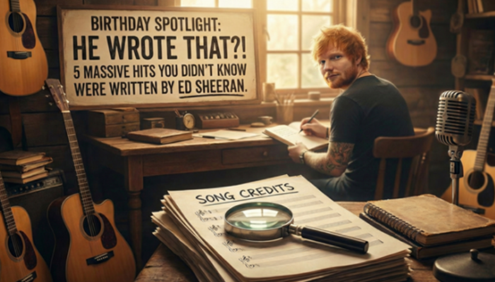 Birthday Spotlight: He Wrote THAT?! 5 massive Hits You Didn’t Know Were Written by Ed Sheeran