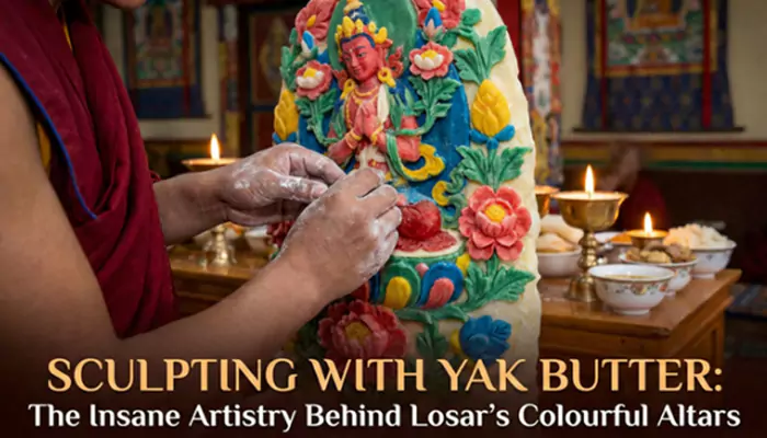 Sculpting with Yak Butter: The Insane Artistry Behind Losar's Colourful Altars