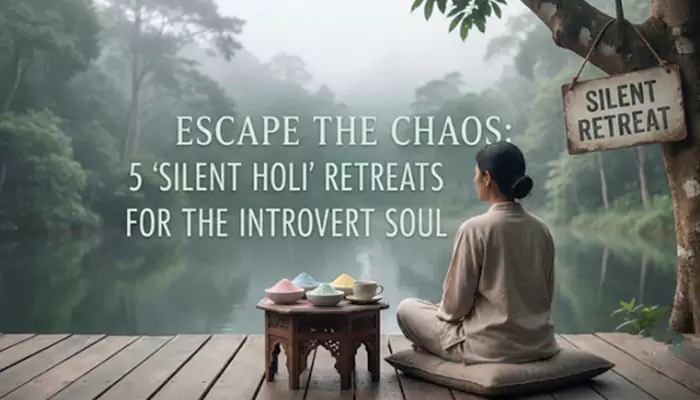 Escape the Chaos: 5 'Silent Holi' Retreats for the Introvert Soul