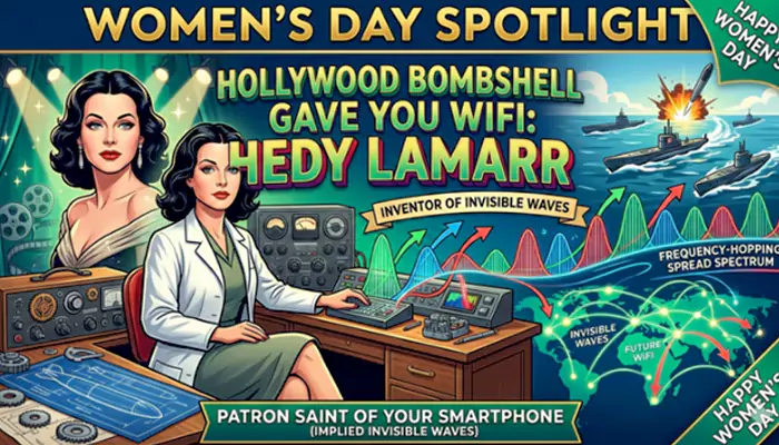 Women's Day Spotlight: The Hollywood Bombshell Who Gave You WiFi - Why Hedy Lamarr is the Patron Saint of Your Smartphone