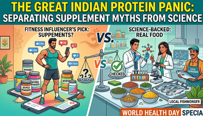 The Great Indian Protein Panic: Separating Supplement Myths from Science This World Health Day