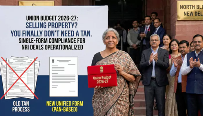 Union Budget 2026-27 : Selling Property? You Finally Don’t Need a TAN
