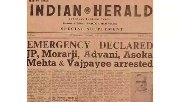 On This Day - Emergency was Declared in India in 1975: How the Press was Affected During the Period